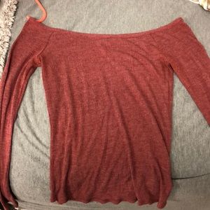 Off the shoulder crop top